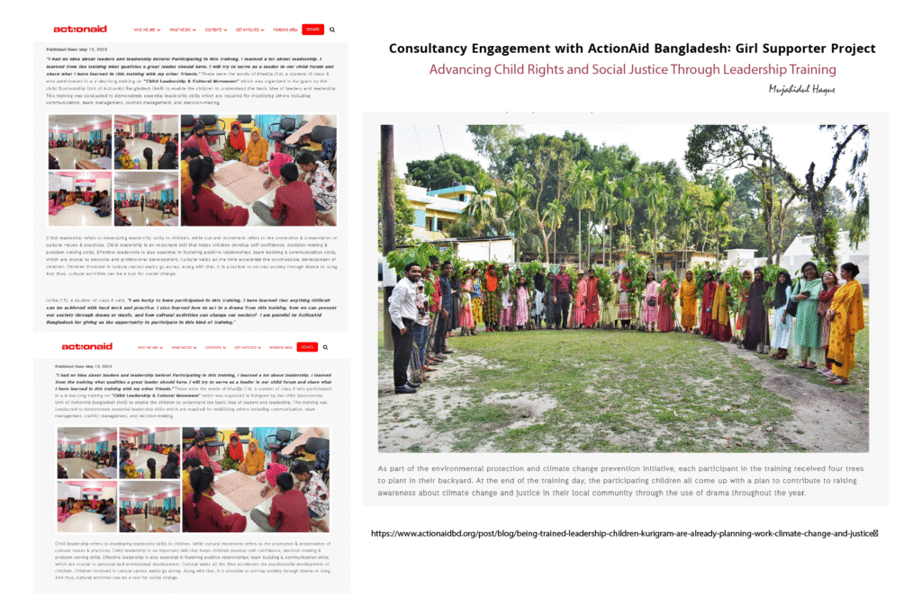 MHL in ActionAid